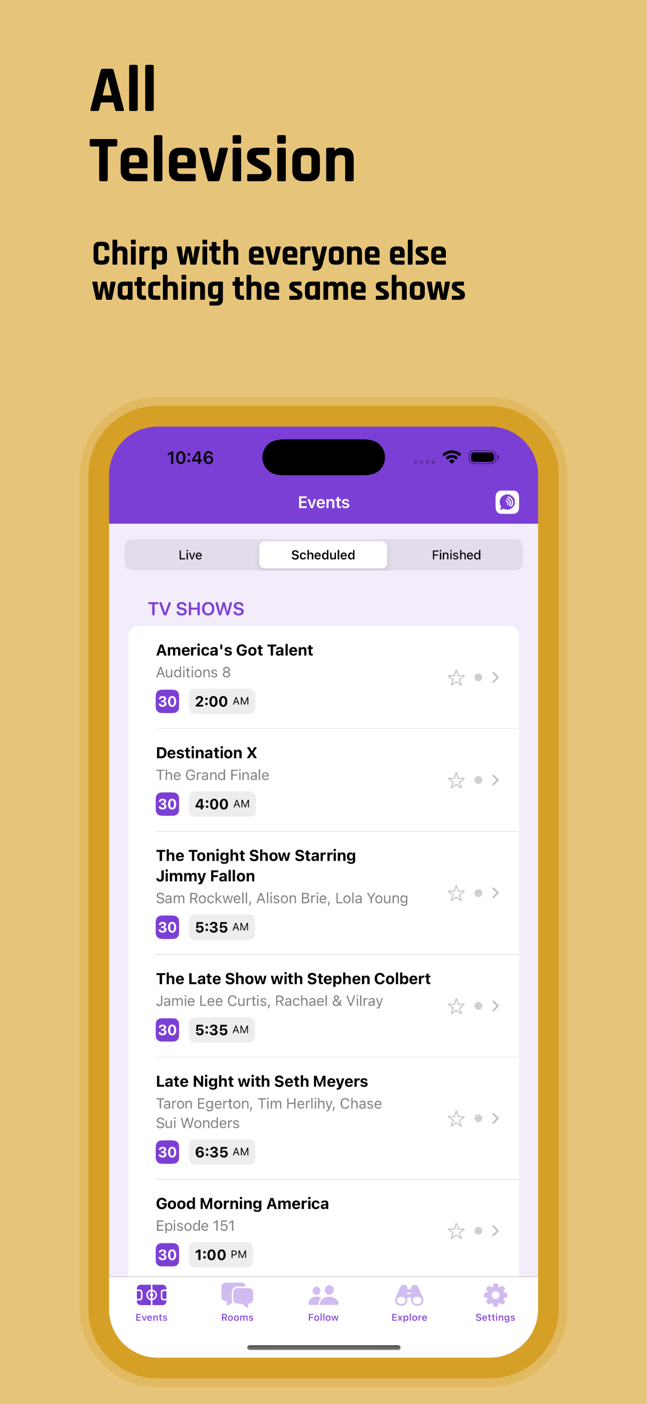 Chirpr app screenshot 4